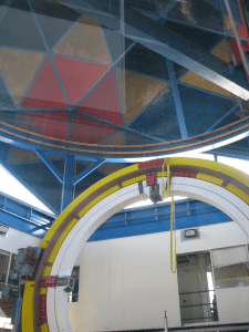 The test rig for the Dark Energy Camera (DECam) at Fermilab. [Credit: moi]