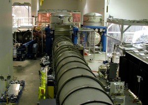 One portion of the LIGO gravitational wave detector, located in Louisiana. [Credit: moi]