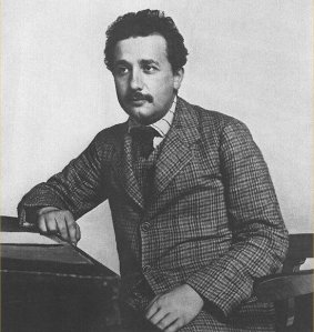 Albert Einstein as a young man, before his crazy-hair days. (Credit: Lucien Chavan, public domain)
