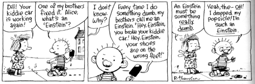 "Cul de Sac" comic by Richard Thompson