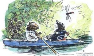 Mole and Ratty from "The Wind in the Willows". [Credit: E. H. Shepherd]