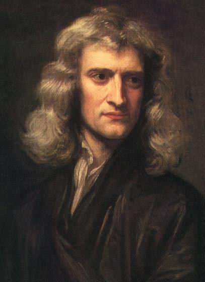 Noted alchemist and religious historian Isaac Newton.