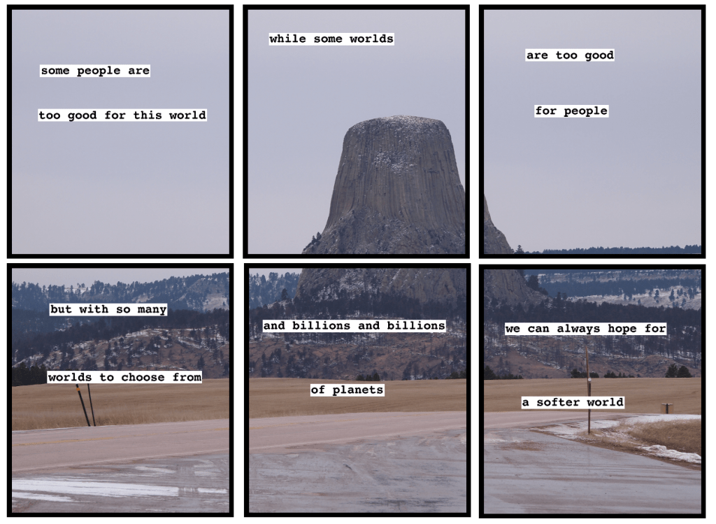 or maybe one of those worlds will be entirely made of coffee