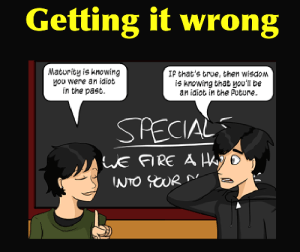 Sometimes you'll get it wrong. [Credit: Questionable Content by Jeph Jacques. Click for the original comic]